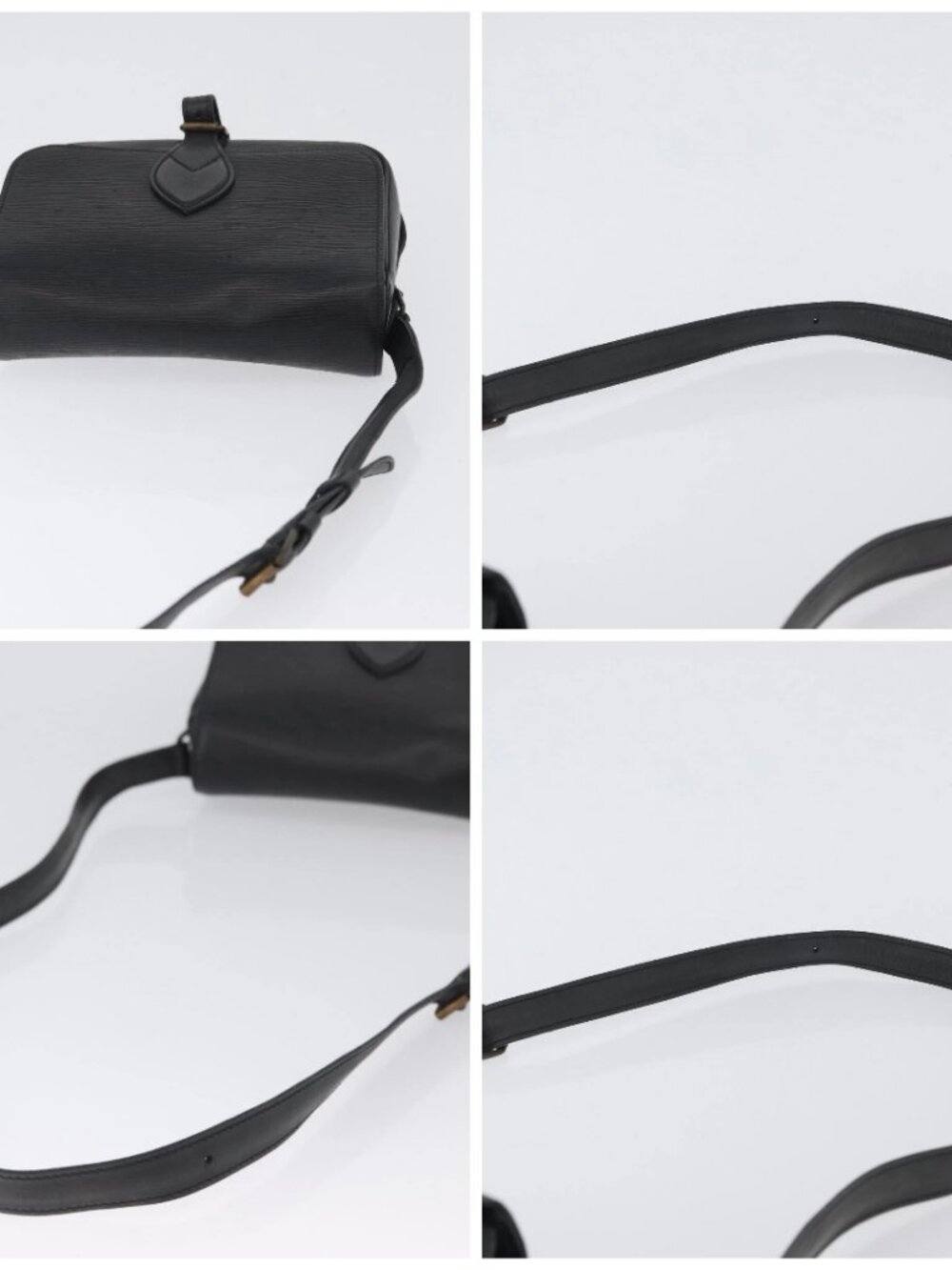 LOUIS VUITTON Epi Cartouchiere MM Shoulder Bag Black Noir M52242 LV Auth bs33662 - Picture 16 of 16